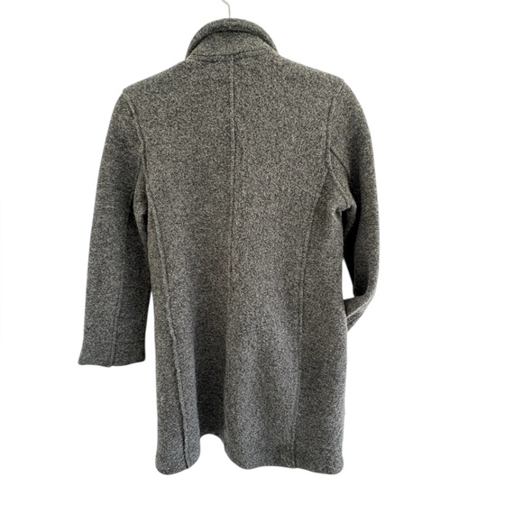 J. Crew charcoal gray 100% Wool Coat - Picture 6 of 8